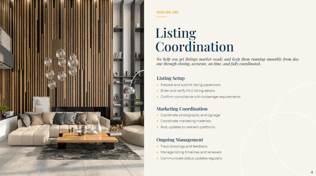 The Closing Collective listing coordination service spread
